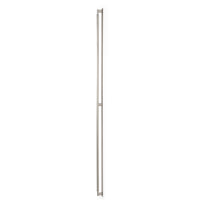 ARPA DHANDLE AND BACKPLATE 1178MM DULL BRUSHED NICKEL in Dull Brushed Nickel