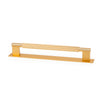 ARPA D HANDLE AND BACKPLATE 192MM DULL BRUSHED DARK BRASS in Brushed Dark Brass