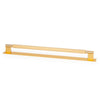 ARPA D HANDLE AND BACKPLATE 320MM DULL BRUSHED DARK BRASS in Brushed Dark Brass
