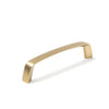 MOMO ACUTO D HANDLE 160MM BRUSHED SATIN BRASS in Brushed Brass