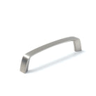 Momo ACUTO D cabinet pull handle in dark bronze finish, sleek modern design mounted on a cabinet door.