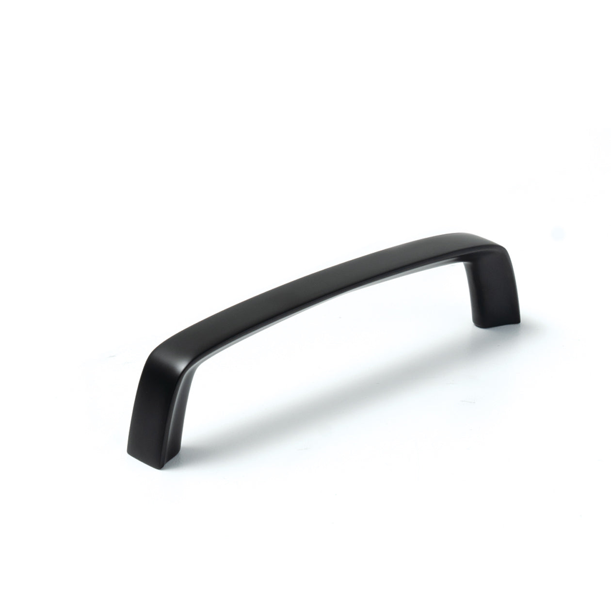 Momo ACUTO D cabinet pull handle in matte black finish, sleek and modern design for kitchen or furniture cabinetry.