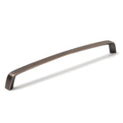 Momo ACUTO D cabinet pull handle in brushed metal finish, sleek and modern hardware for kitchen or furniture drawers.