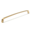 MOMO ACUTO D HANDLE 320MM BRUSHED SATIN BRASS in Brushed Brass