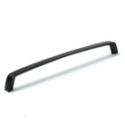 Momo ACUTO D cabinet pull handle in matte black finish, sleek modern design for kitchen or furniture cabinetry.