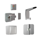 Advantage Moda Kit Anti-Microbial, Vis Pack  ? Contains: 3 x Moda RH Gravity Hinges, 1 x Moda Lock & Indicator Set, 1 x Moda Bumper, 1 x Moda Hook & Universal Screw Fixings   in Antimicrobial Coating