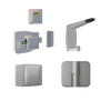 Advantage Moda ANMB Kit, Vis Pack - Contains; 3x Moda RH Spring Hinges, 1 Moda Indicator Set, 1x Moda Bumper, 1x Moda Coat Hook & Universal Screw Fixings   in Antimicrobial Coating