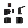 Advantage Designer Moda Kit, Vis Pack - Contains; 3x Moda Designer RH Spring Hinges, 1x Moda Designer Indicator Set, 1x Moda Designer Bumper, 1x Moda Designer Coat Hook & Universal Screw Fixings   in Designer Black