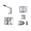 Advantage Moda SCP Kit, Vis Pack - Contains; 3x Moda RH Spring Hinges, 1 x Moda Indicator Set, 1x Moda Bumper, 1x Moda Hook & Universal Screw Fixings   in Satin Chrome