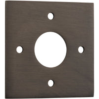 Adaptor Plate (Pair) Square Rose Signature Brass H60xW60mm in Signature Brass
