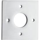 Adaptor Plate (Pair) Square Rose Polished Chrome H60xW60mm in Polished Chrome