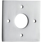 Adaptor Plate (Pair) Square Rose Brushed Chrome H60xW60mm in Brushed Chrome
