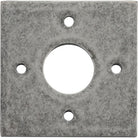 Adaptor Plate (Pair) Square Rose Distressed Nickel H60xW60mm in Distressed Nickel