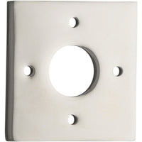 Adaptor Plate (Pair) Square Rose Polished Nickel H60xW60mm in Polished Nickel