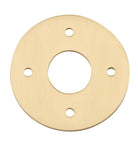 Adaptor Plate (Pair) Rose Round Brushed Gold PVD OD60xP2mm ID22mm CTC41.5mm in Brushed Gold PVD