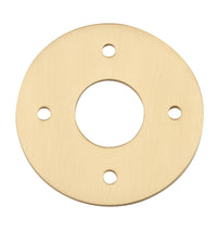 Adaptor Plate (Pair) Rose Round Brushed Gold PVD OD60xP2mm ID22mm CTC41.5mm in Brushed Gold PVD