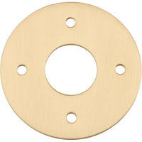 Adaptor Plate (Pair) Round Rose Brushed Brass D60mm in Brushed Brass