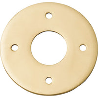 Adaptor Plate (Pair) Round Rose Polished Brass D60mm in Polished Brass