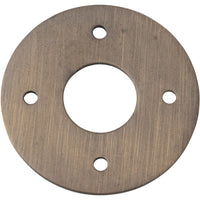 Adaptor Plate (Pair) Round Rose Signature Brass D60mm in Signature Brass