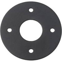 Adaptor Plate (Pair) Round Rose Matt Black D60mm in Matt Black