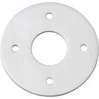 Adaptor Plate (Pair) Round Rose Brushed Chrome D60mm in Brushed Chrome