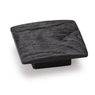 BALTO SQUARE TIMBER KNOB 60MM BLACKWOODGRAIN in Black WoodGrain