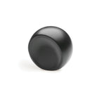 Momo BALL cabinet knob in matte black, round ceramic handle with smooth finish, designed for kitchen or furniture drawers.