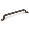BUTTON D HANDLE 160MM ANTIQUE BRASS in Antique Brass