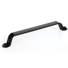 Momo BUTTON cabinet pull handle in matte black, round design with a smooth finish, ideal for modern kitchen or furniture drawers.