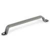 BUTTON D HANDLE 160MM PEWTER in Pewter