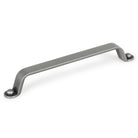 Momo BUTTON cabinet pull handle in brushed nickel, round design with a smooth finish, ideal for kitchen or furniture cabinets.