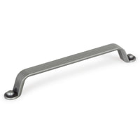 Momo BUTTON cabinet pull handle in brushed nickel, round design with a smooth finish, ideal for kitchen or furniture cabinets.