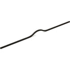 Momo BRAVE bow cabinet pull handle in matte black finish, featuring a sleek, curved design for modern furniture hardware.
