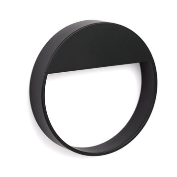 BAU CIRCULAR HANDLE 90MM MATT BLACK in Matt Black