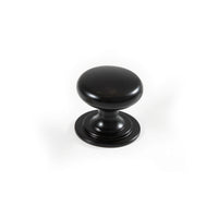 BOSCO ROUND KNOB 32MM MATT BLACK in Matt Black