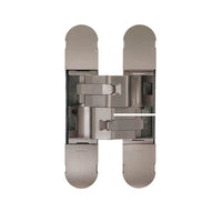 150kg Fully Concealed 3D Hinge: NICKEL in Nickel