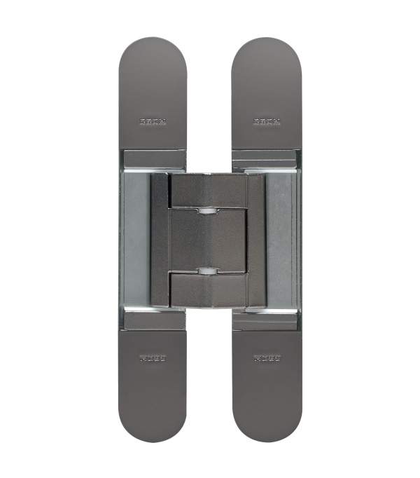 75Kg Fully Concealed 3D Hinge – Satin Nickel in Satin Nickel