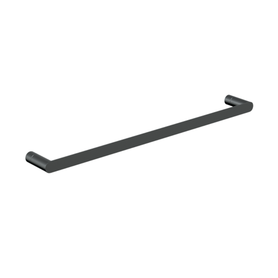 Parker: Single Towel Rail, 600mm Graphite in Graphite