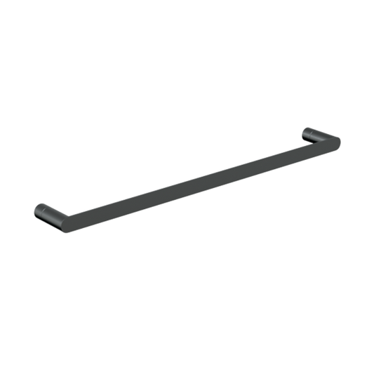 Parker: Single Towel Rail, 600mm Graphite in Graphite