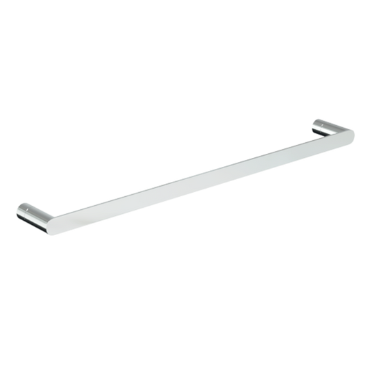 Parker: Single Towel Rail, 600mm Polished Stainless Steel in Polished Stainless Steel