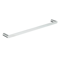 Parker: Single Towel Rail, 600mm Polished Stainless Steel in Polished Stainless Steel