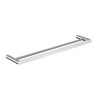 Parker: Double Towel Rail 600mm Polished Stainless Steel in Polished Stainless Steel
