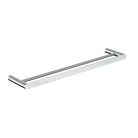 Parker: Double Towel Rail 600mm Polished Stainless Steel in Polished Stainless Steel