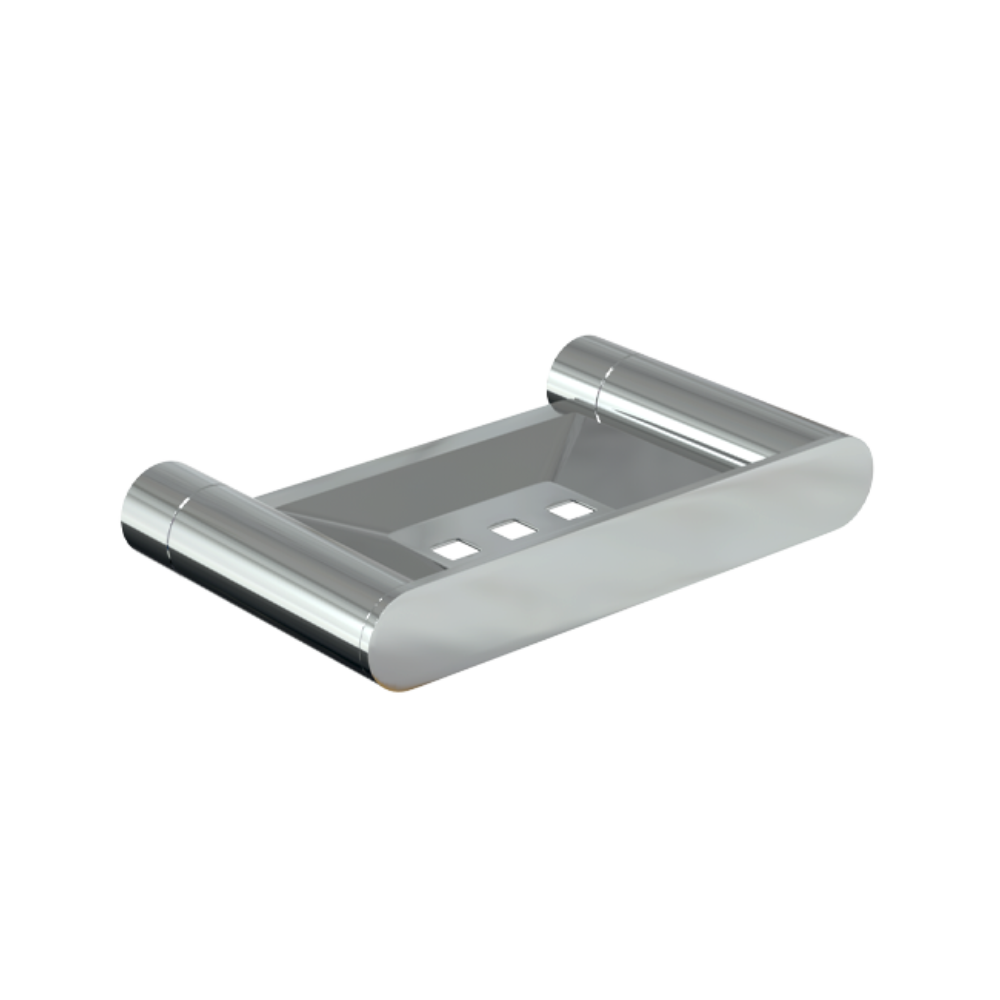 Parker: Soap Dish Polished Stainless Steel in Polished Stainless Steel