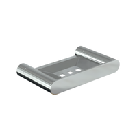 Parker: Soap Dish Polished Stainless Steel in Polished Stainless Steel