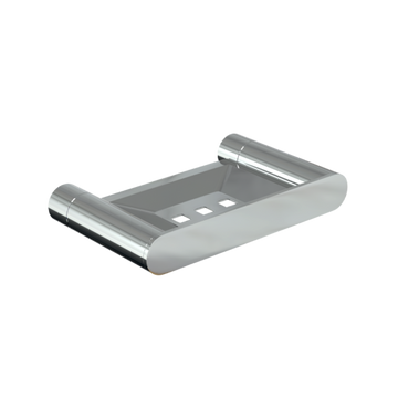 Parker: Soap Dish Polished Stainless Steel in Polished Stainless Steel
