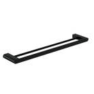Serenity: Double Towel Rail 600mm Designer Black in Designer Black