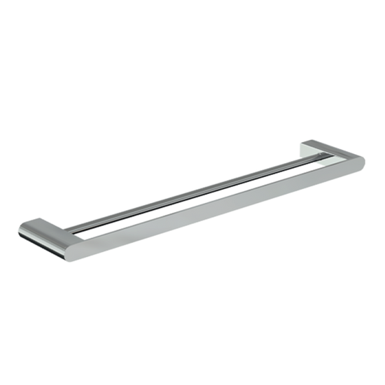Serenity: Double Towel Rail 600mm Polished Stainless Steel in Polished Stainless Steel