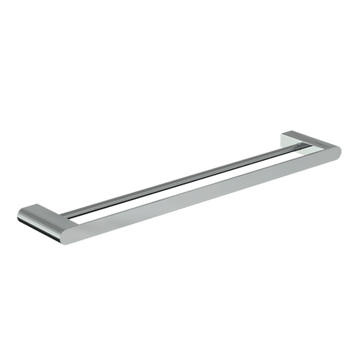 Serenity: Double Towel Rail 600mm Polished Stainless Steel in Polished Stainless Steel