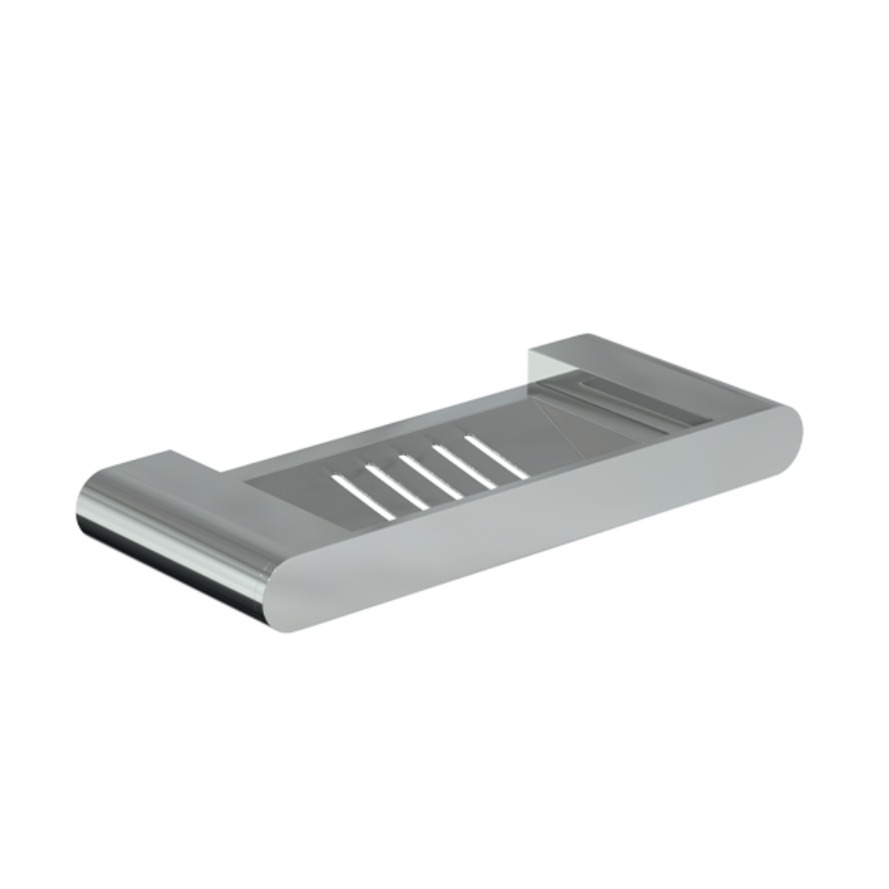 Serenity: Soap Dish Polished Stainless Steel in Polished Stainless Steel